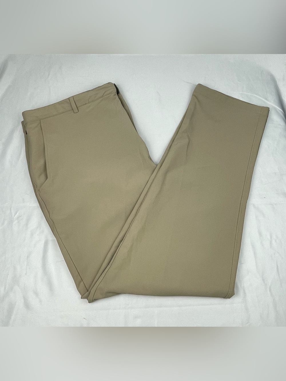 TEREN Mens Adventure Pants 40x32 Khaki Tan Stretch Travel Hiking Outdoor Chino